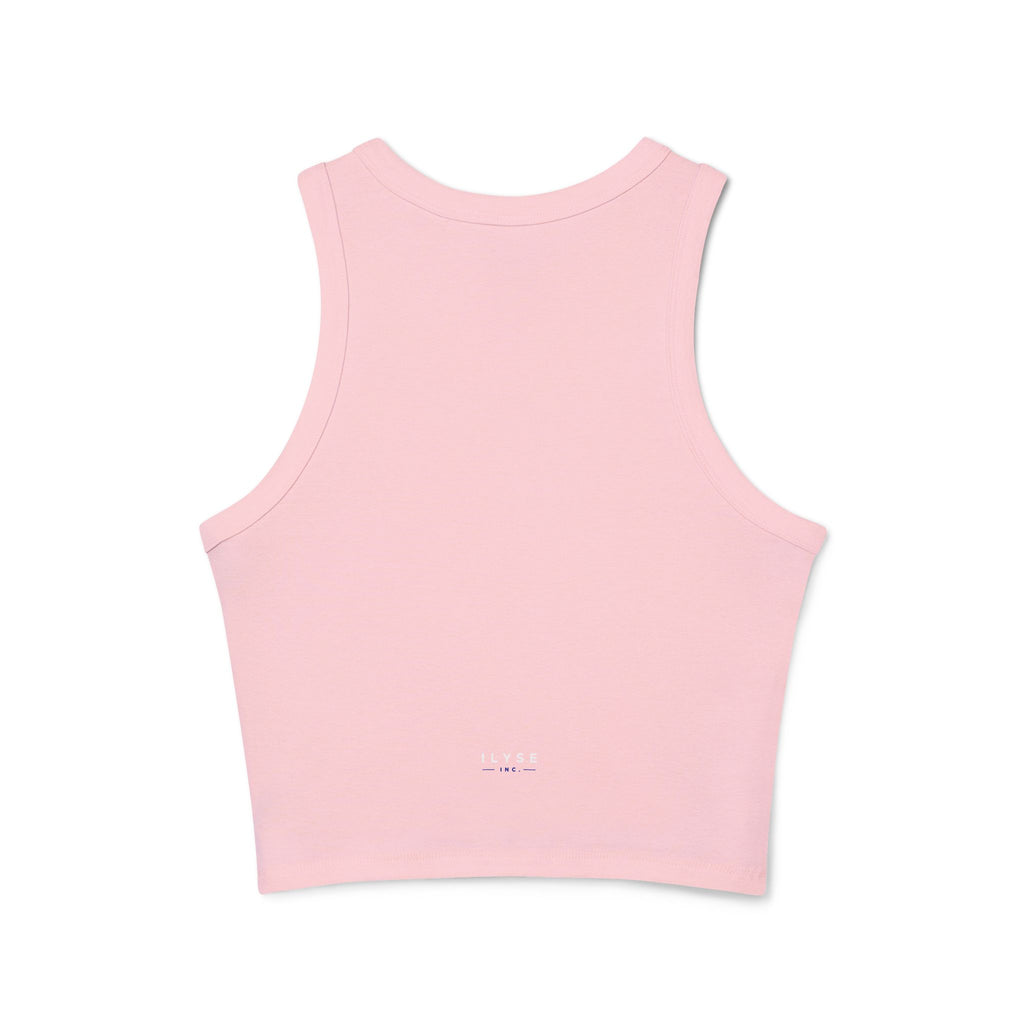 "idc sorry" Minimal Graphic Crop Tank Top