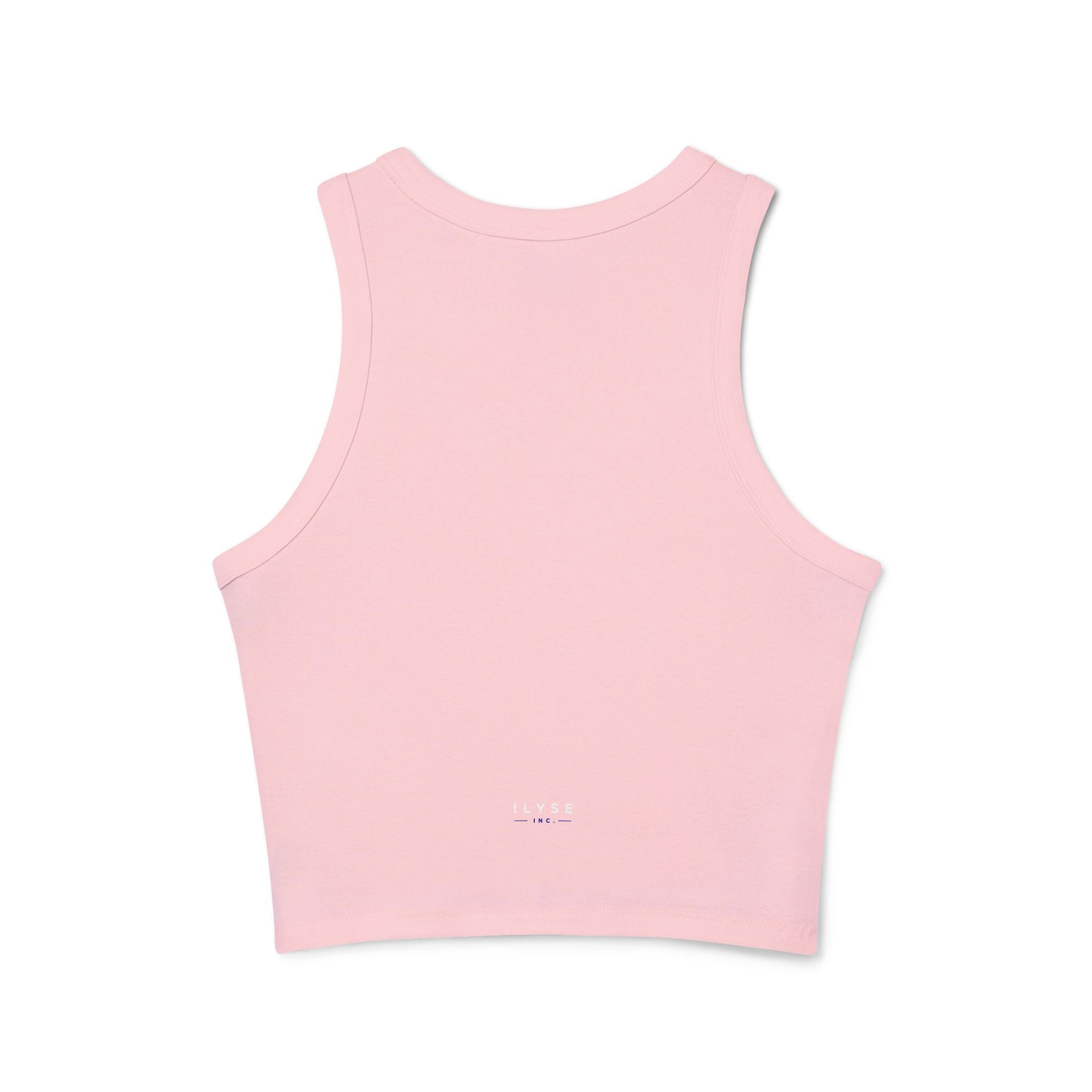 "idc sorry" Minimal Graphic Crop Tank Top